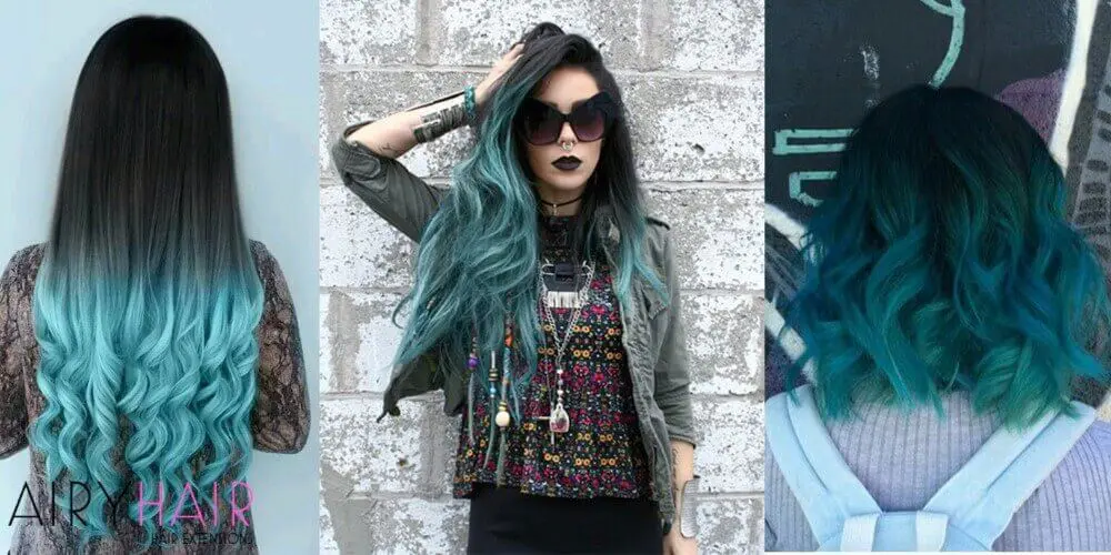 Top 15+ Pink, Teal & Blue Ombré Hair Extensions Ideas (2024)