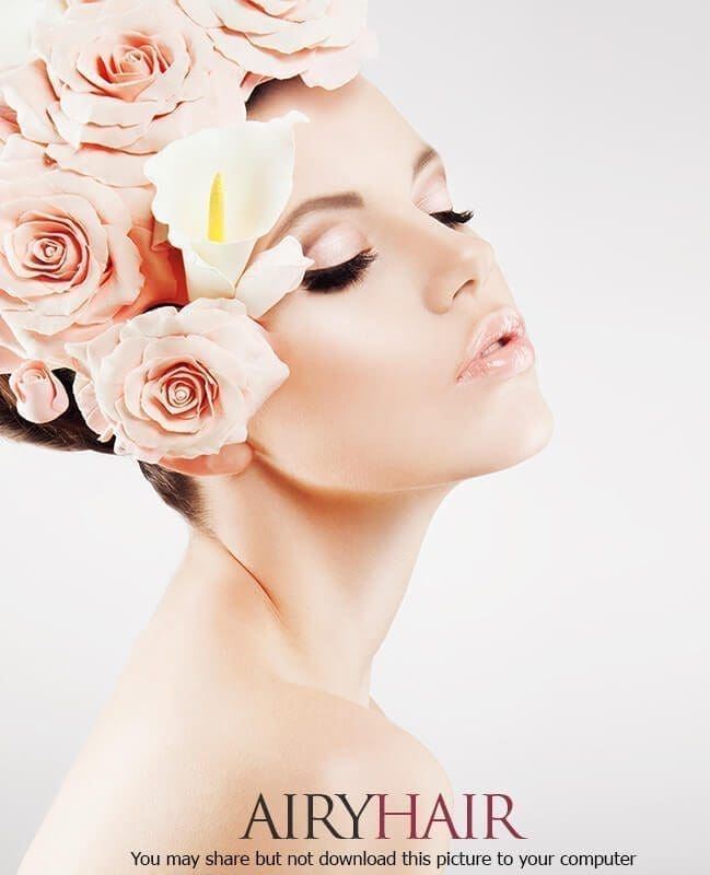 Elegant and luxury looking bride hairstyle