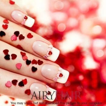 Manikiūras / lakavimas Valentino dienos proga