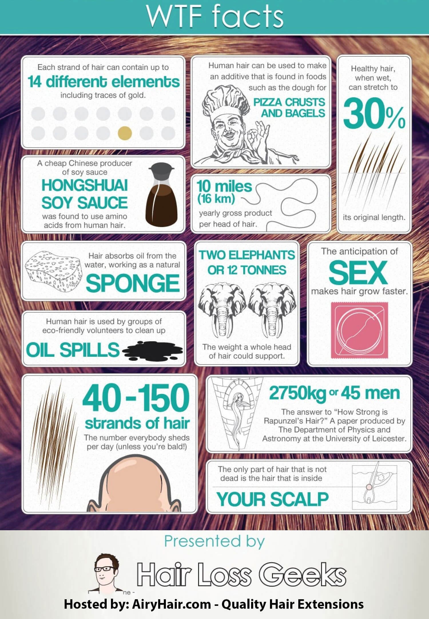 Top 10 Weird Facts About Hair