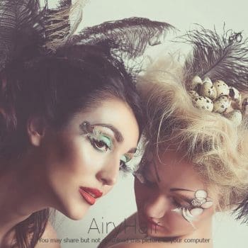 Retro Šukuosena Su Geltonu Instagramos Filtru