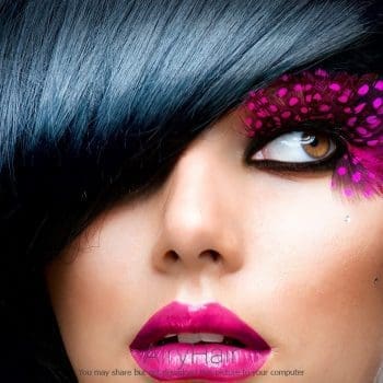 Į drugelį panašus makiažas