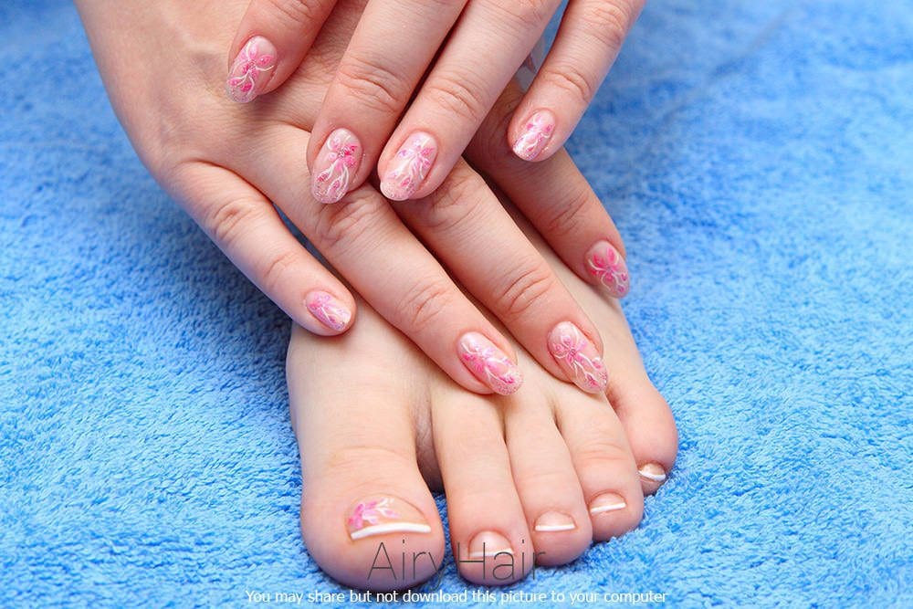 Pedicure and Manicure Nail Art Match