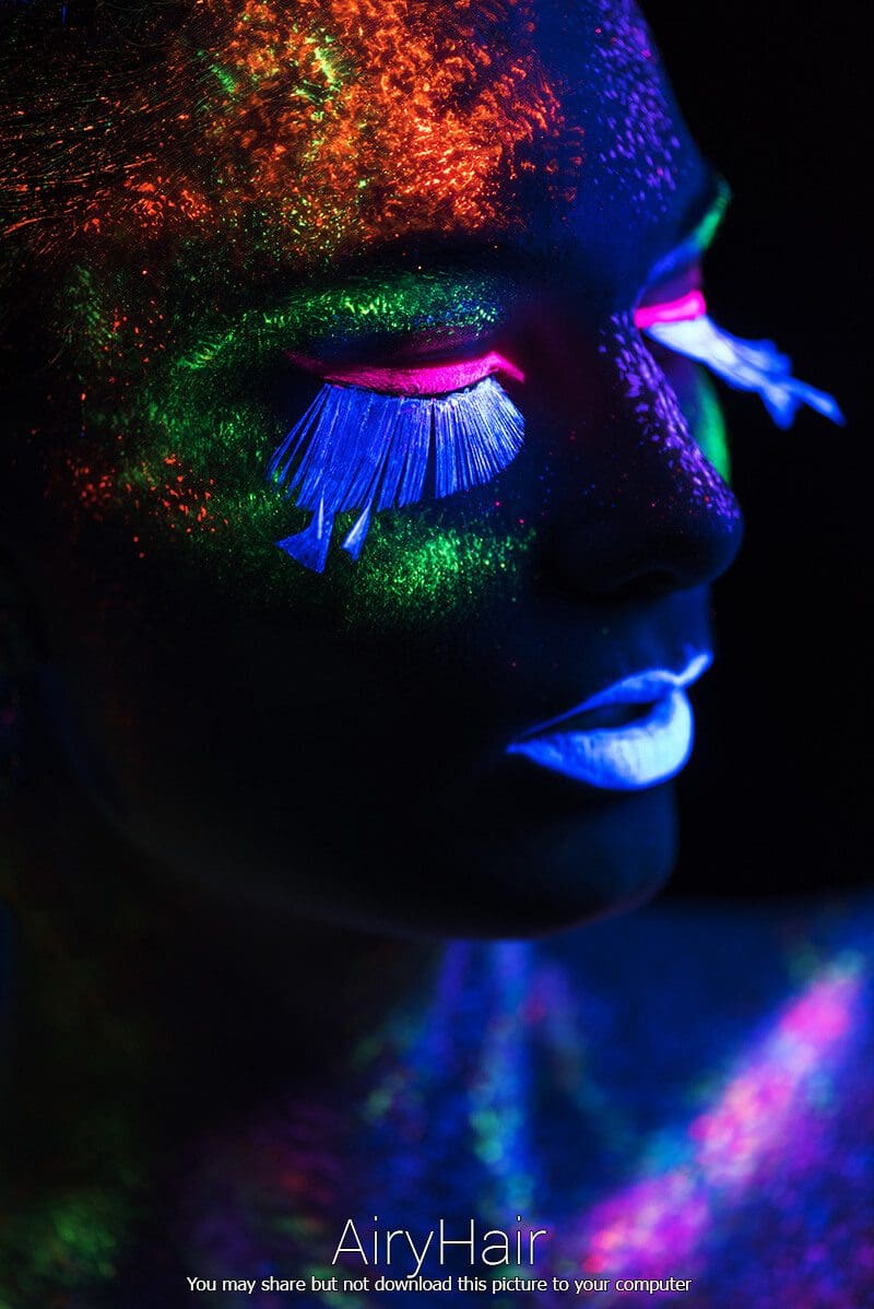 Mind Blowing Female Neon Make Up