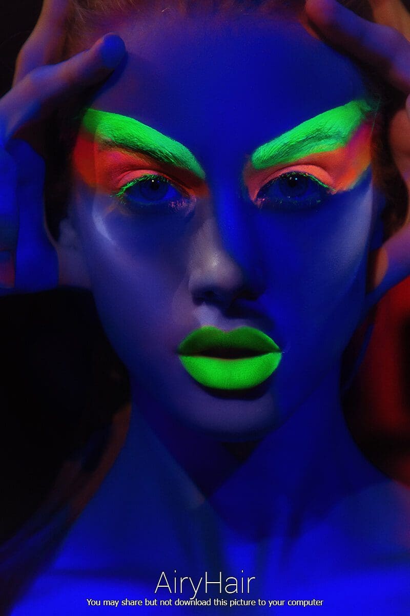 Stylish Neon Make Up