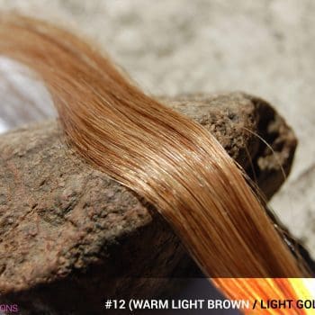 #12 (Warm Light Brown / Light Reddish Brown / Light Golden Brown) Hair Color