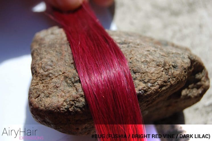 #Bug (Fushia / Bright Red Vine / Dark Lilac) Hair Color