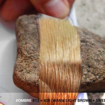 #Ombré #12 / #20 (Warm Light Brown + Swedish Blonde)