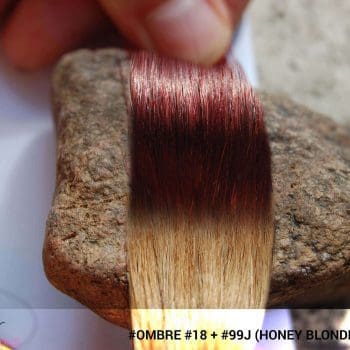 #Ombré #18 / #99j (Honey Blonde + Red Wine)