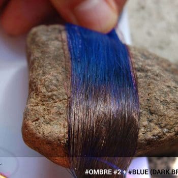 #Ombré #2 / #Blue (Dark Brown + Blue)