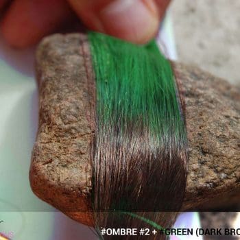 #Ombré #2 / #Green (Dark Brown + Green)