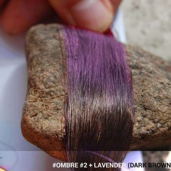 #Ombré #2 / #Lavender (Dark Brown + Lavender)