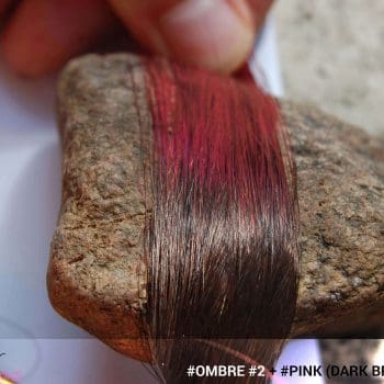 #Ombré #2 / #Pink (Dark Brown + Pink)