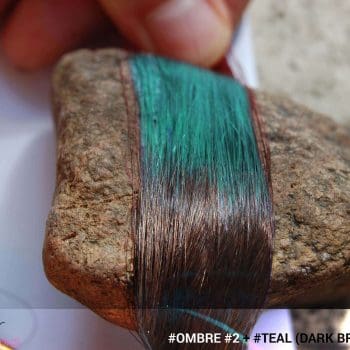 #Ombré #2 / #Teal (Dark Brown + Teal)