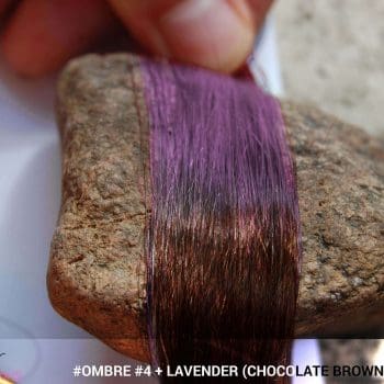 #Ombré #4 / #Lavender (Chocolate Brown + Lavender)