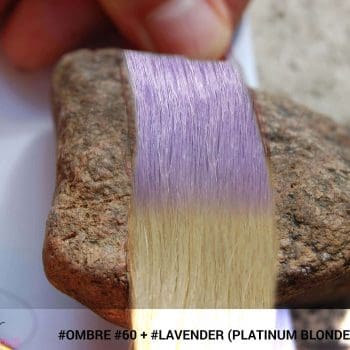 #Ombré #60 / #Lavender (Platinum Blonde + Lavender)