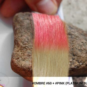 #Ombré #60 / #Pink (Platinum Blonde + Pink)