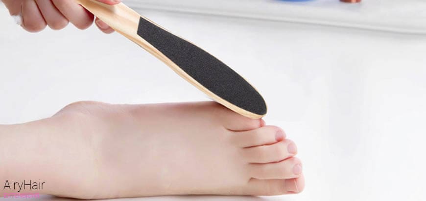Tip #3: Use sandpaper on the sole of your heel