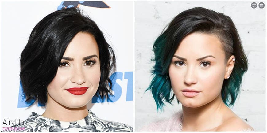 Demi Lovato Outrageous Hair Dye