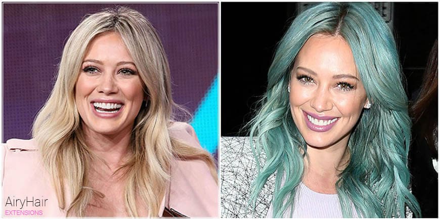 Hilary Duff Outrageous Hair Dye