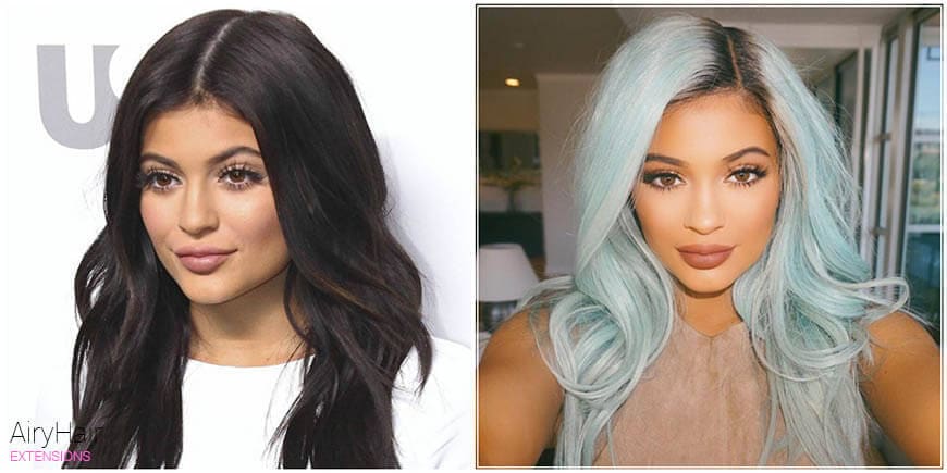 Kylie Jenner Outrageous Hair Dye