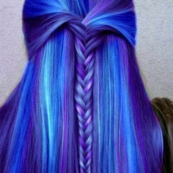 20+ Crazy Rainbow Hair Extension Color Ideas for 2018