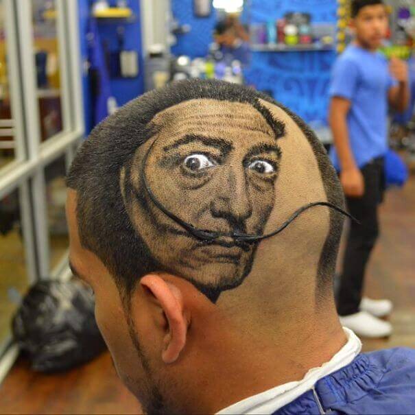 Salvador Dalí Tribute Haircut