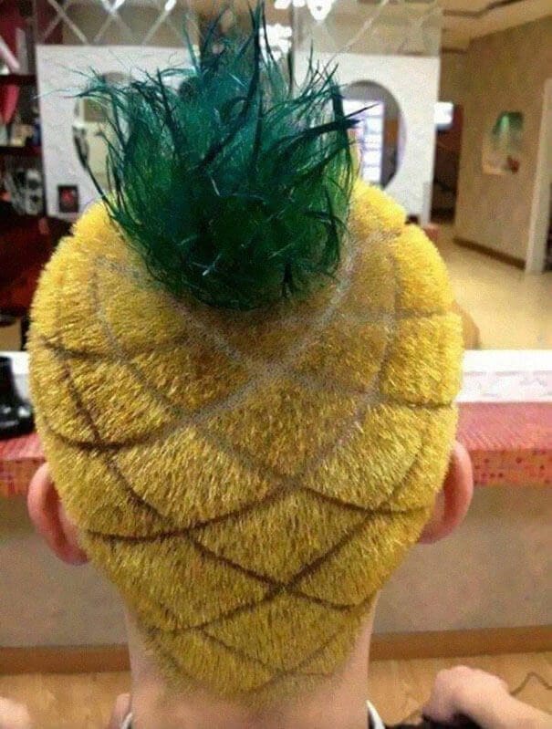 Spongebob Pineapple Men Haircut