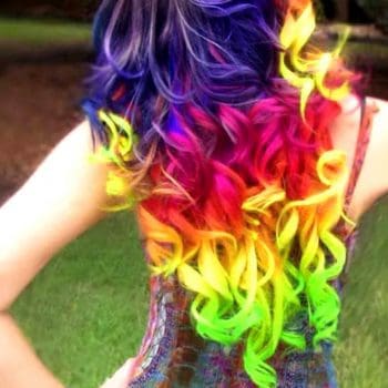 20 Crazy Rainbow Hair Extension Color Ideas For 2018 Rainbow Hairstyle Ideas