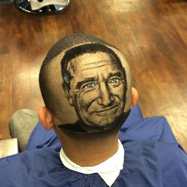 Robin Williams Memory Haircut