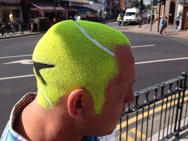 Tennis Ball Men Haircut