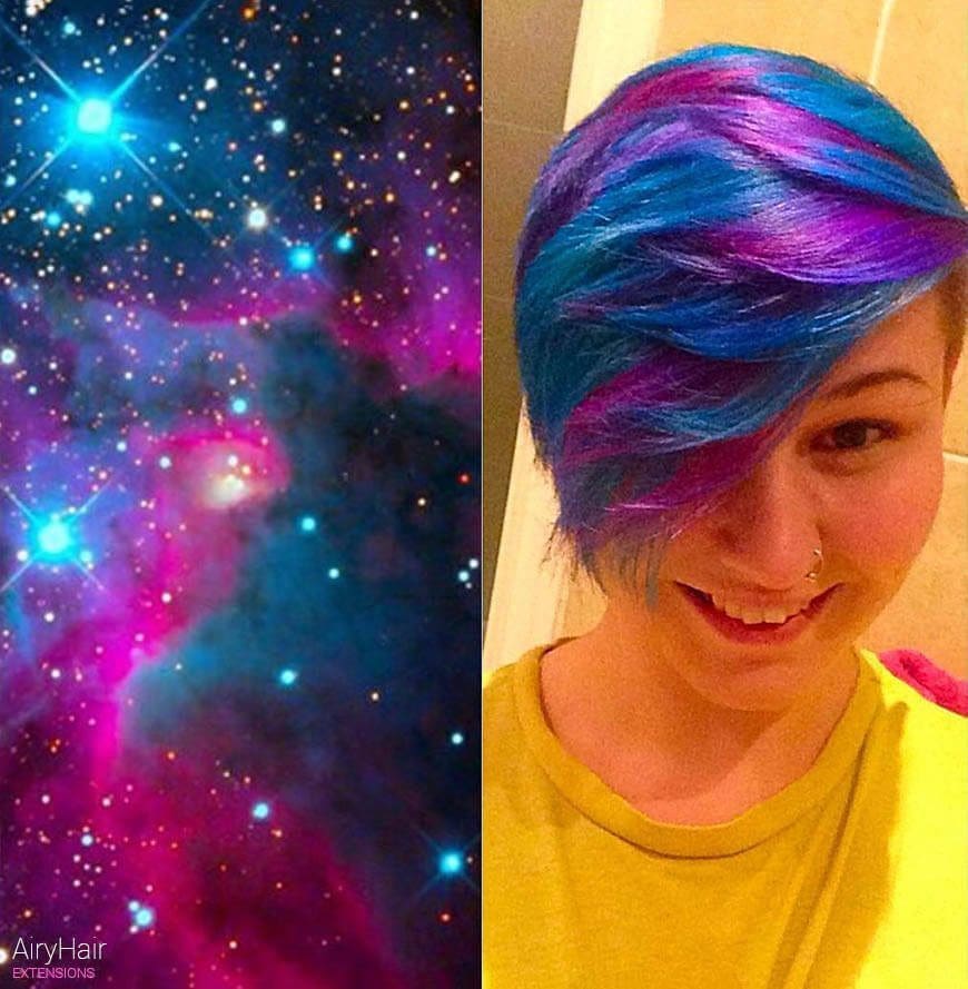 Galactic hair