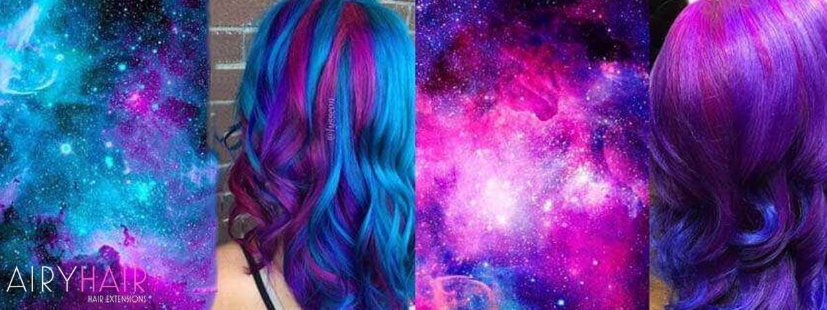 Blue and Purple Galaxy Hair: 10 Cosmic Color Combinations - wide 2