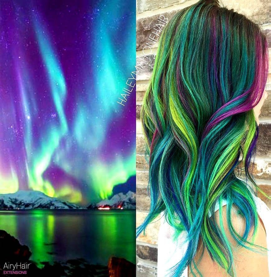 Incredible trends: galaxy hairstyle