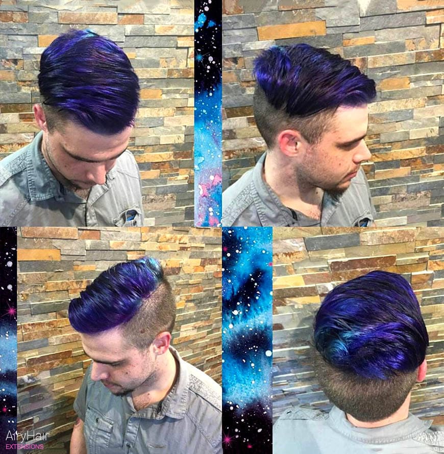 Galaxy hair for men