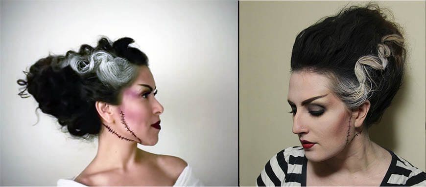 Bride of Frankenstein Hairstyle