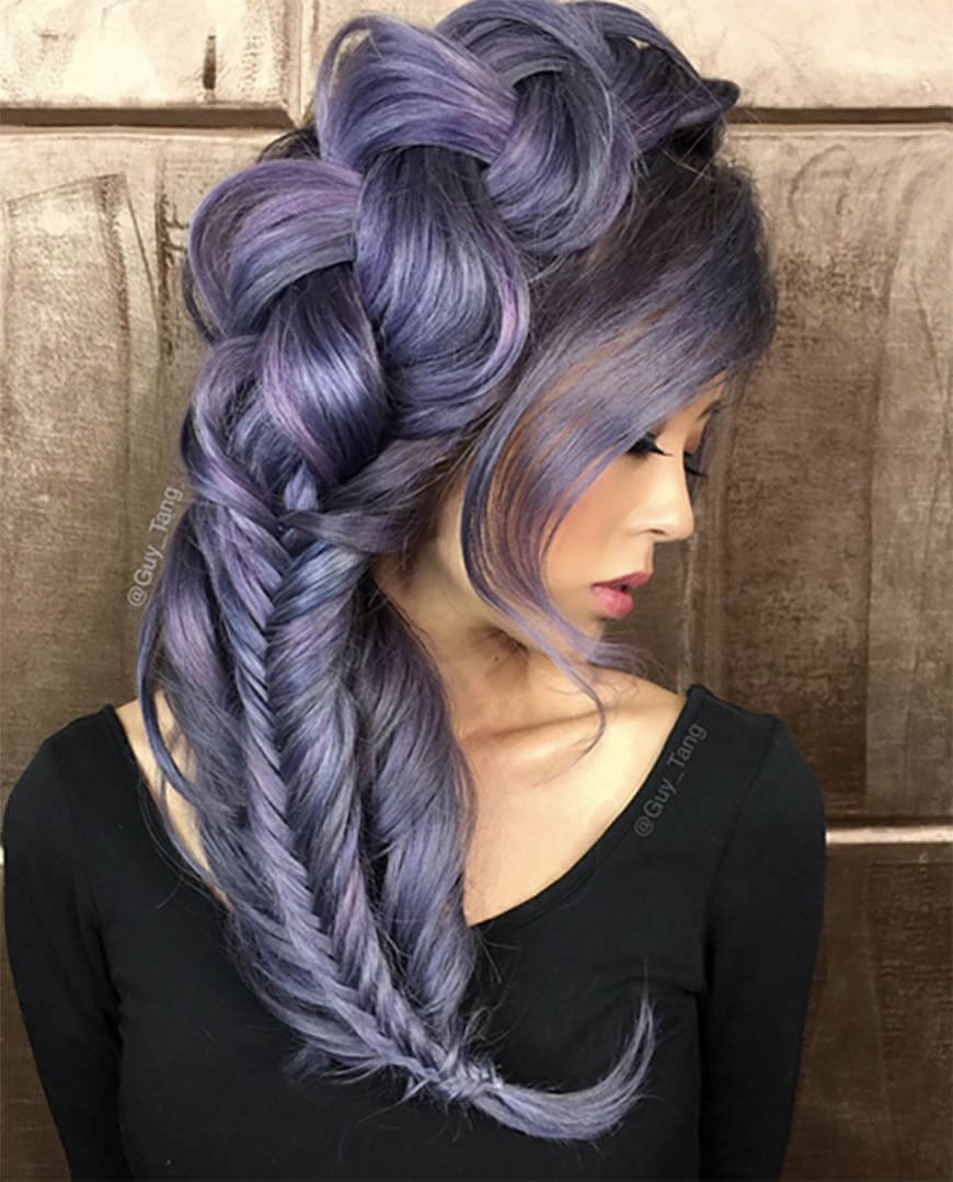 Lavender fishtail…