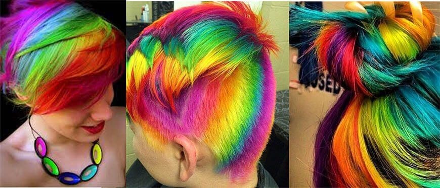 Rainbow Hairstyle