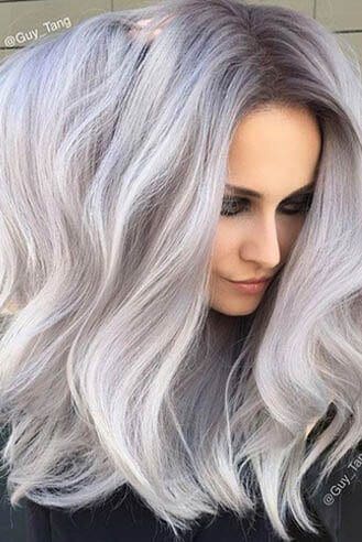 White frosting hair color