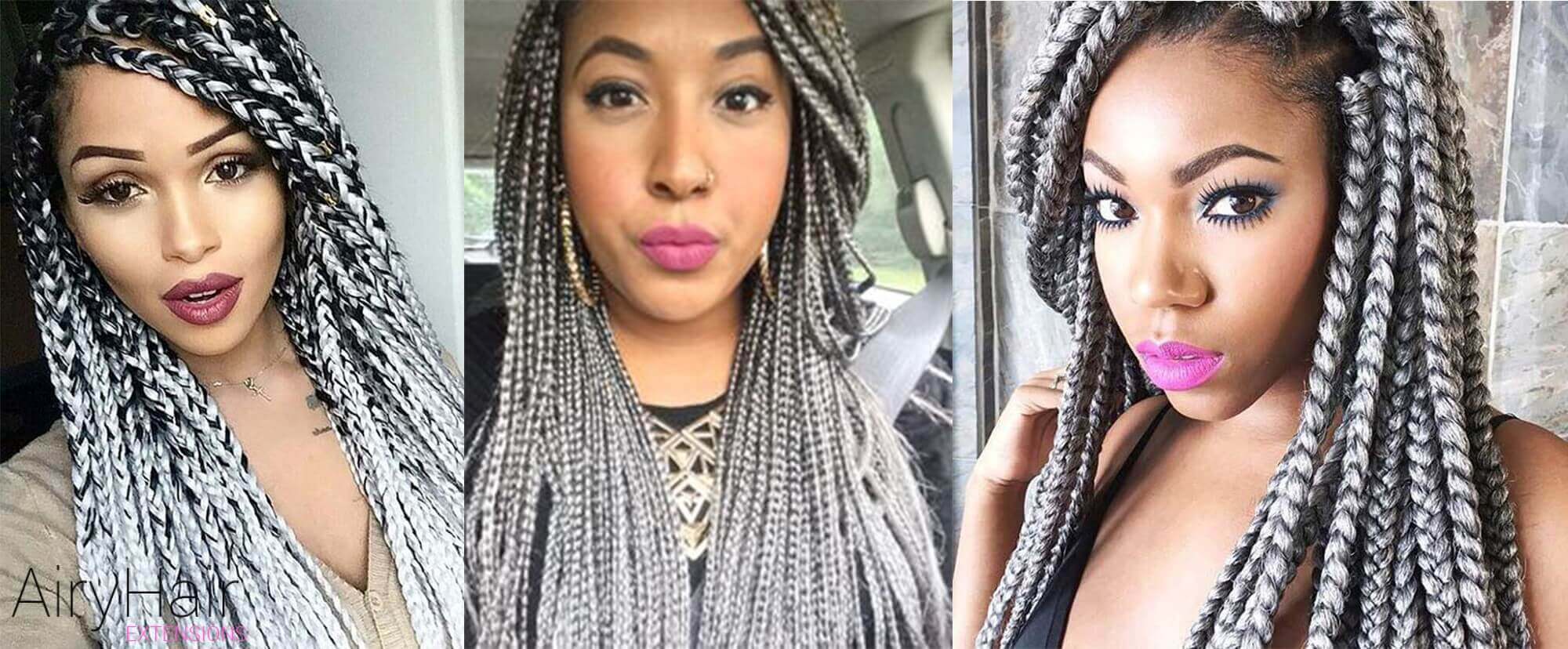 Black And White Braids