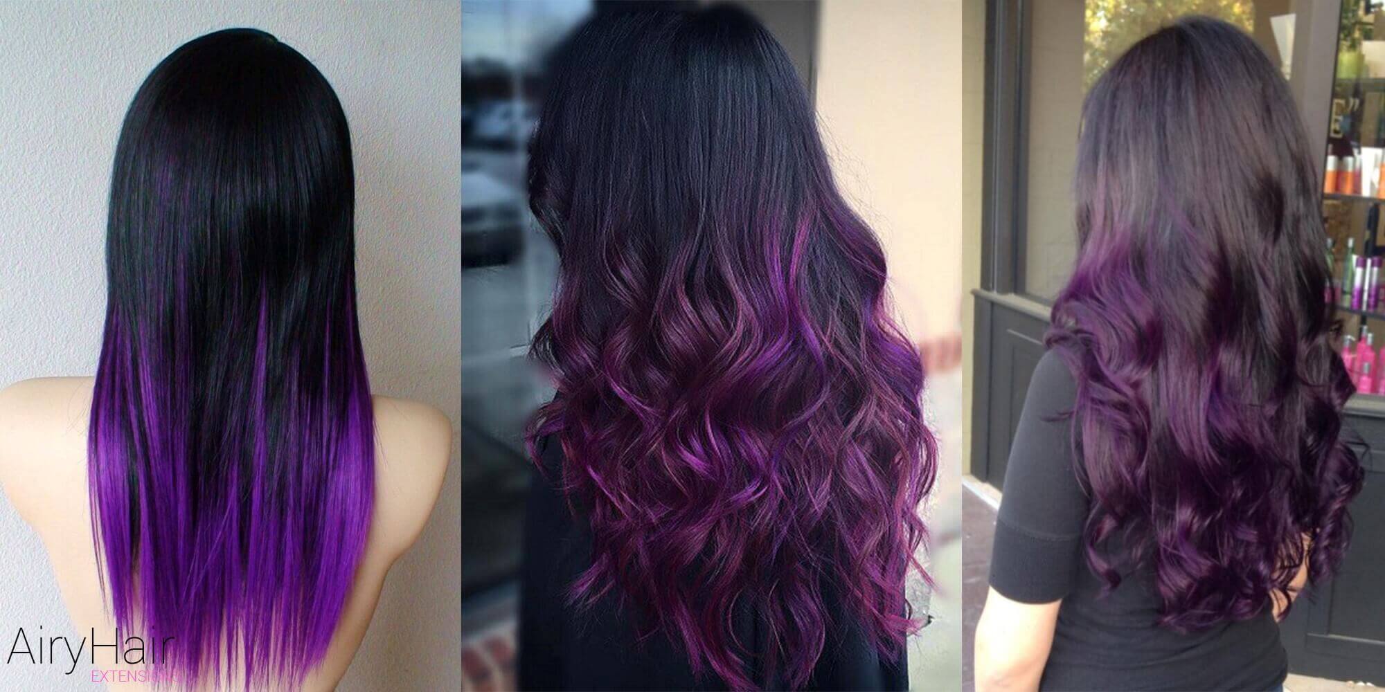 10 Stunning Black Ombre Hairstyles With Hair Extensions