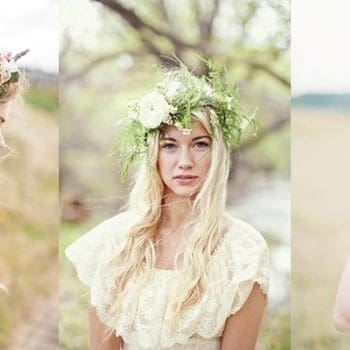 Boho Hairstyle With Flowers