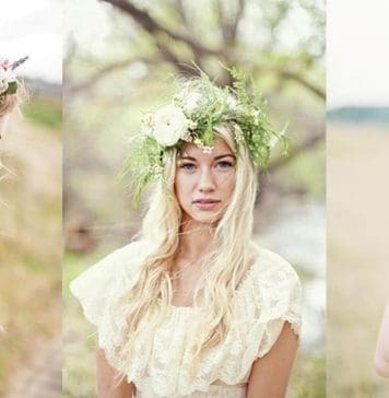 Boho Hairstyle With Flowers