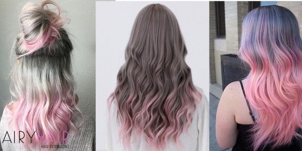 15 Pink Teal And Blue Ombre Hair Extension Color Combinations