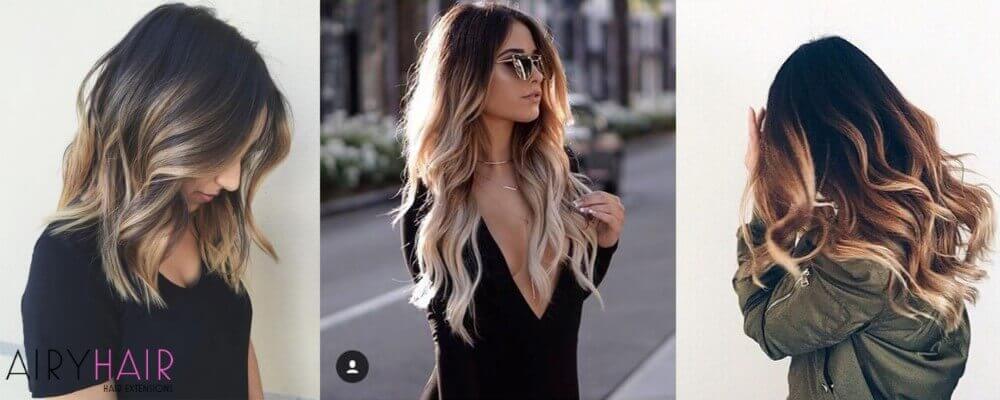 Black and Blonde Ombre