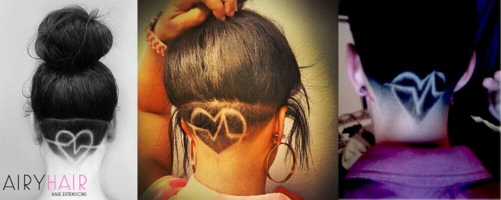 Tattoo Hairstyle Trendy Hair Tattoos Designs For Women  LadyLife