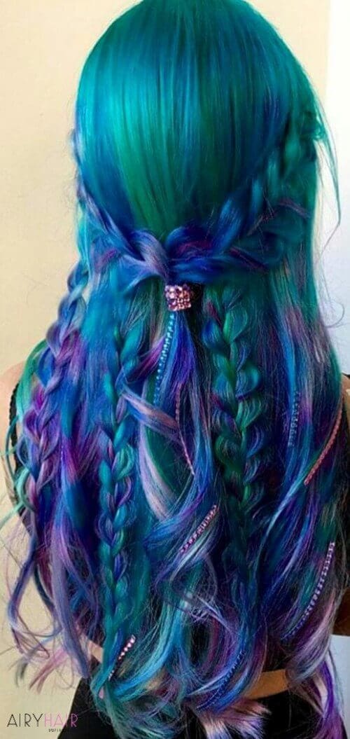 Mermaid haircut