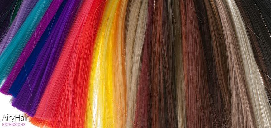 Various hair colors Various hair colors
