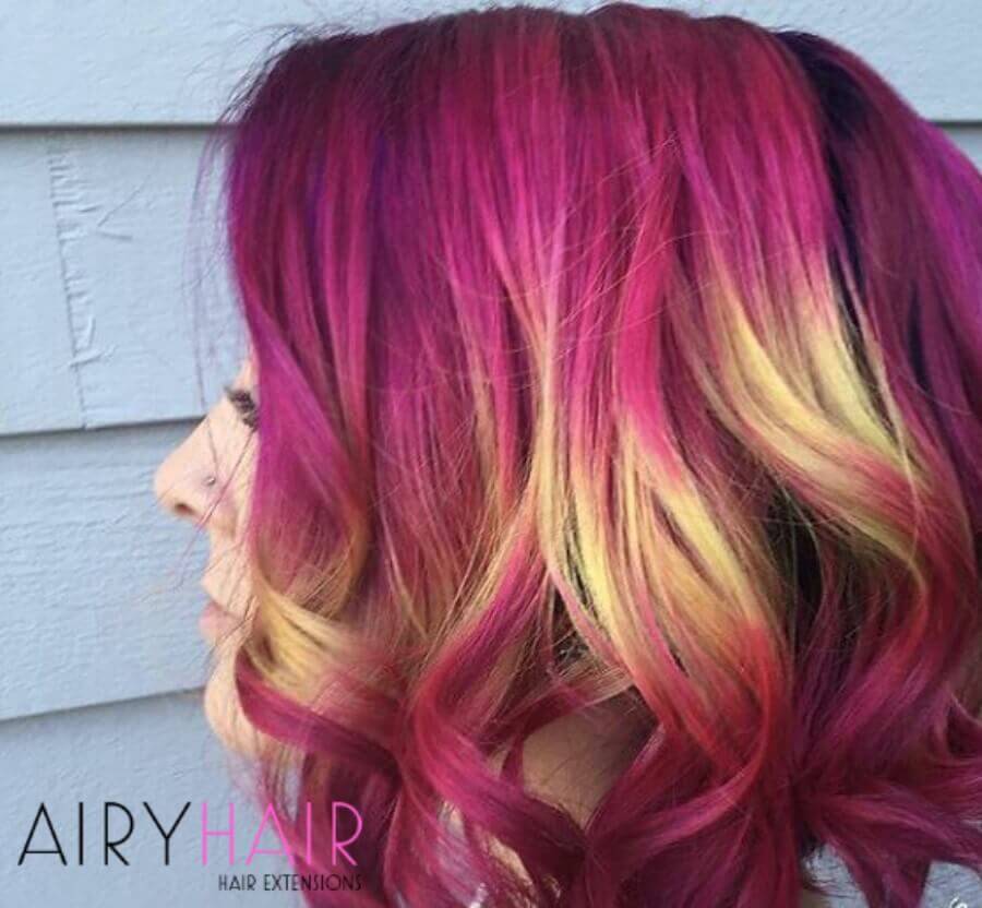 Fuchsia with a Yellow Streak Fuchsia with a Yellow Streak