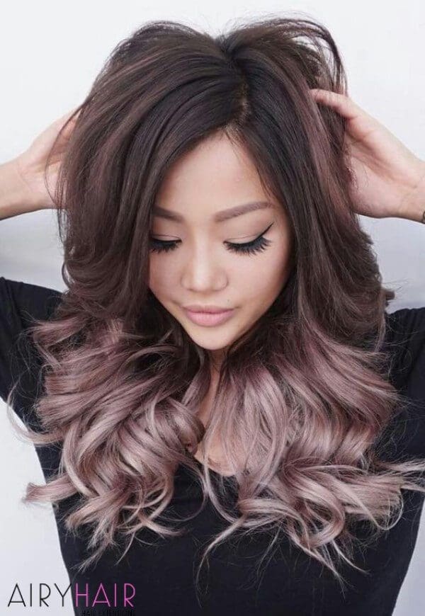 Curly ombre